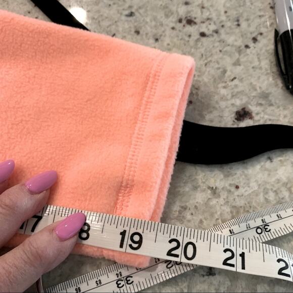 Tek gear sweatshirt top apricot tangerine color size XL 1/3 zip long sleeve soft - Picture 5 of 7